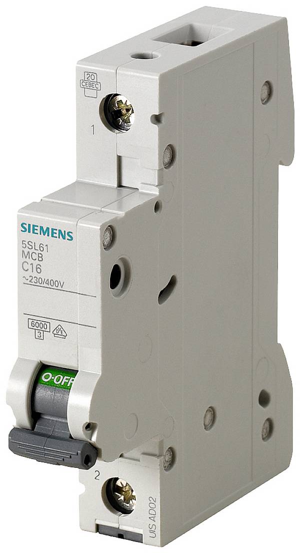 Siemens 5SL61027 5SL6102-7 Interruttore magnetotermico     2 A  400 V