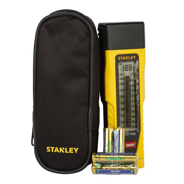 STANLEY 0-77-030 Misuratore di umidità per materiali   Range di misura umidità del legno (intervallo) 6 fino a 44 %