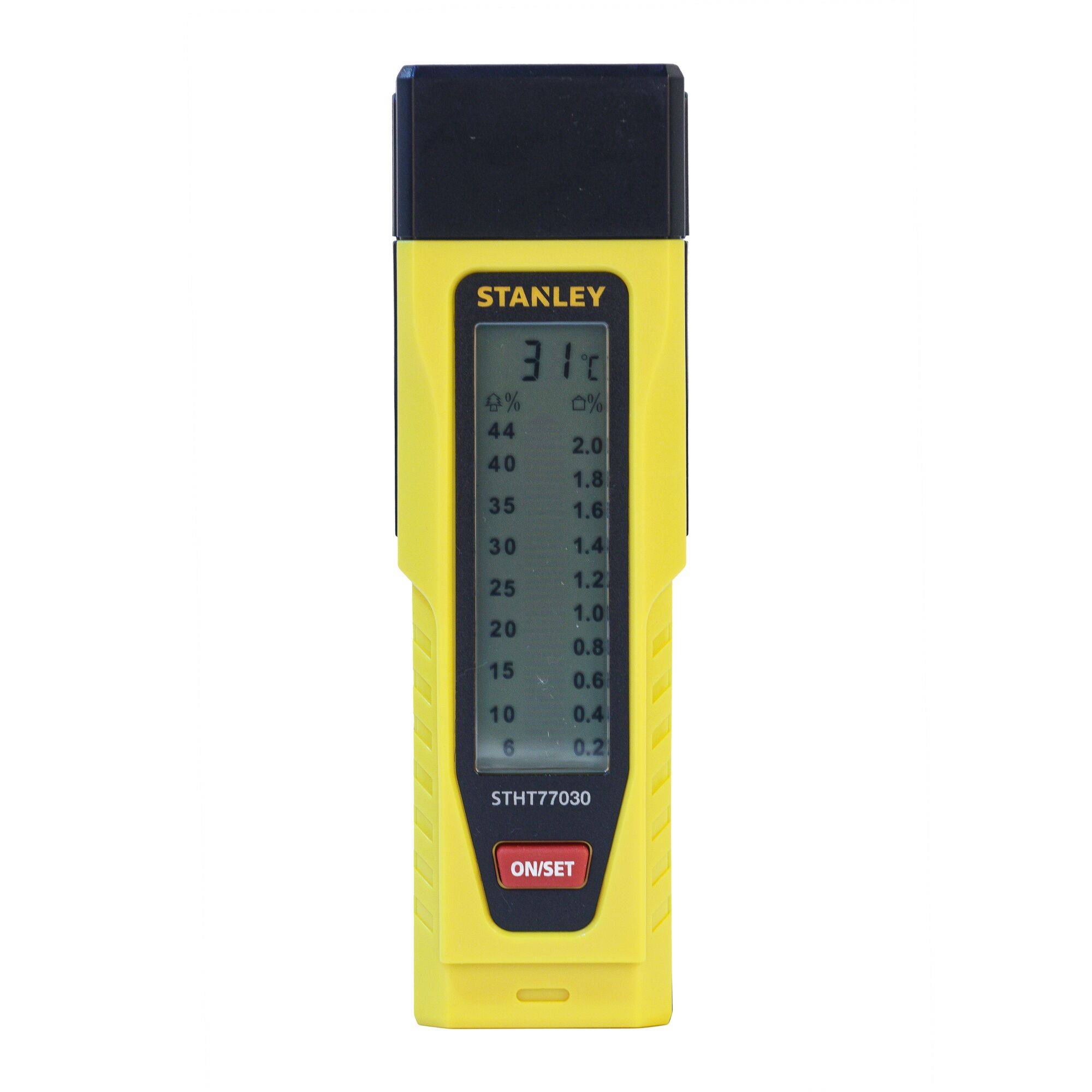 STANLEY 0-77-030 Misuratore di umidità per materiali Range di misura umidità del legno (intervallo) 6 fino a 44 %-1