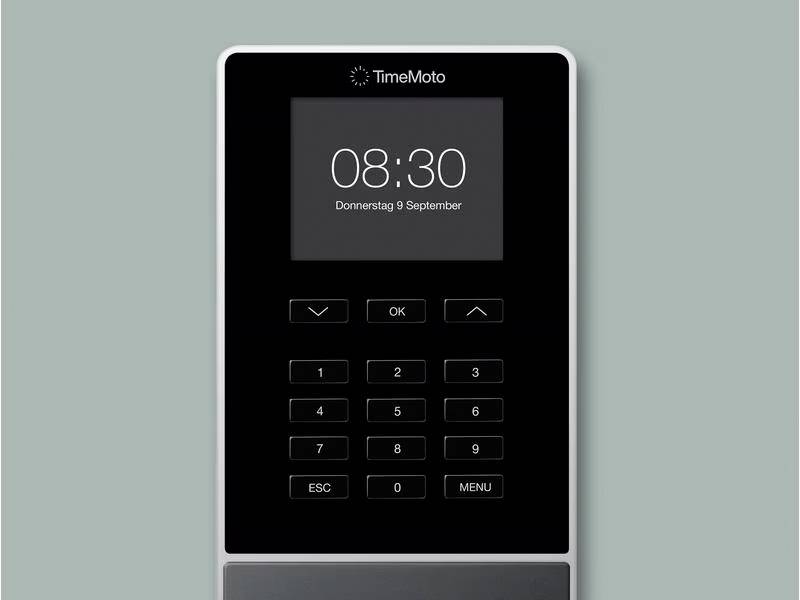 Safescan TimeMoto TM-616 Nero Scheda di prossimità AC TFT Collegamento ethernet LAN-2