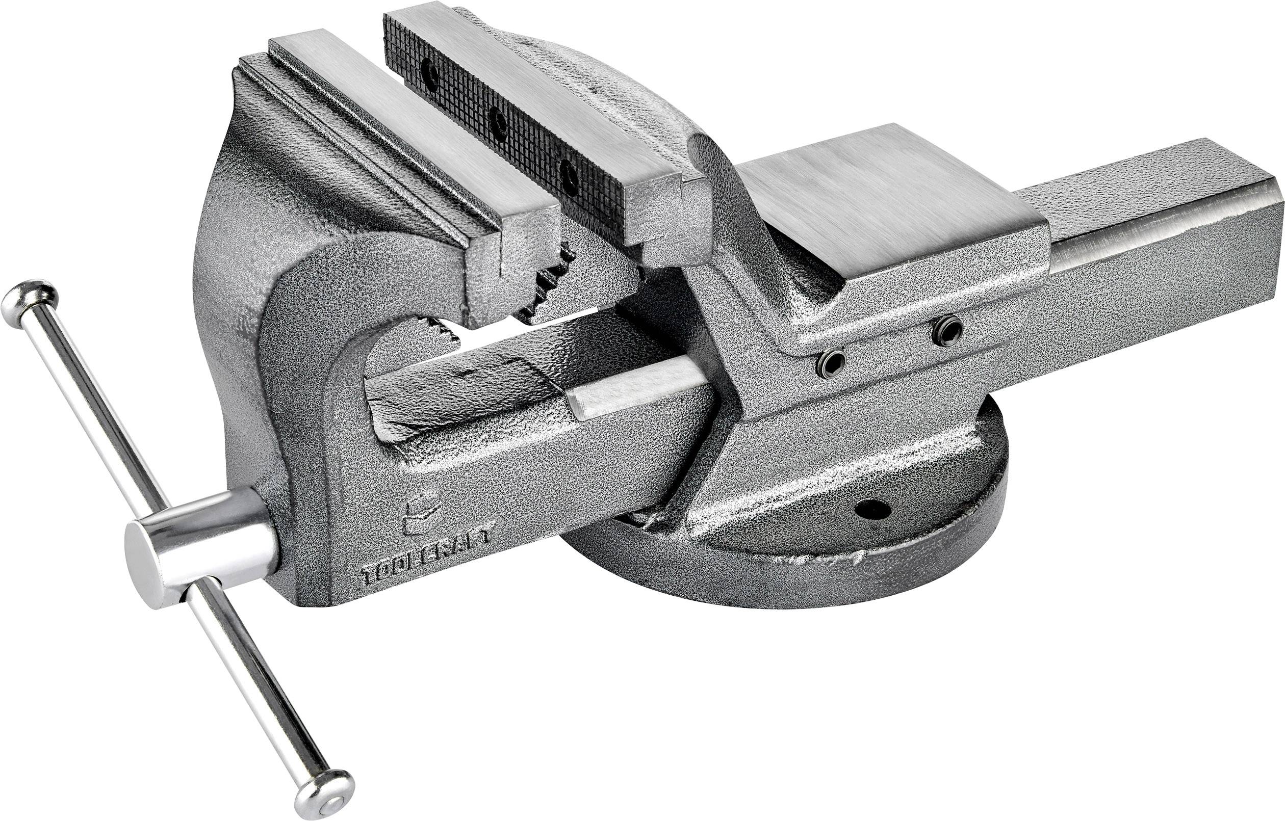 TOOLCRAFT TO-5342451 Morsa a vite TO-5342451 Larghezza becchi/ganasce: 150 mm Apertura (max.): 200 mm