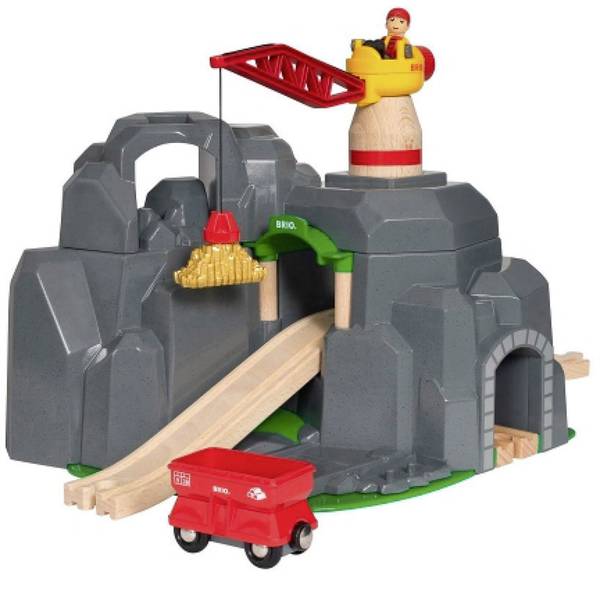 Trenini e binari per bambini - Brio Große Goldmine mit Sound-Tunnel 33889 - Trenini e binari per bambini - Brio Große Goldmine mit Sound-Tunnel 33889 -