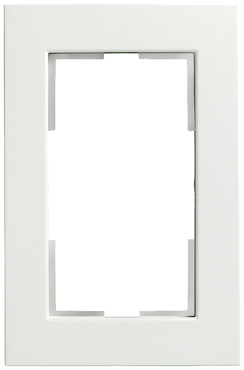 Siemens 2 vie Telaio di copertura Delta Bianco 5TG11160