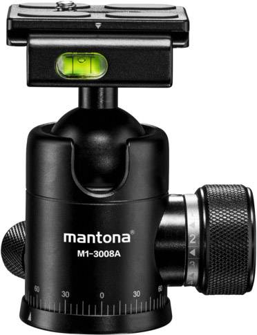 Mantona Onyx 8 Testa a sfera per treppiede