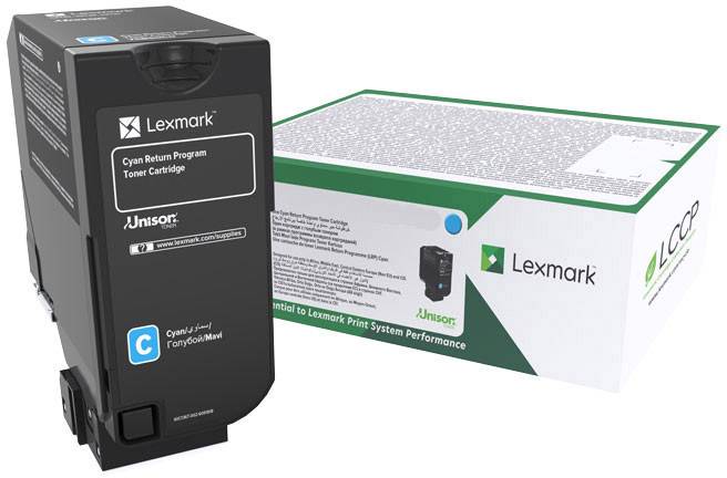 Lexmark Cassetta toner return program CS720 CS725 CX725 Originale Ciano 3000 pagine 74C20C0