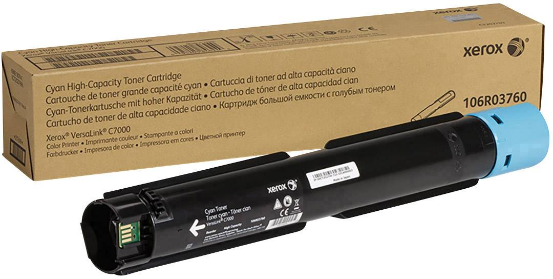 Xerox Cartuccia toner Ciano a High capacity da 10100 Pages per Stampante a colori ® VersaLink® C7000 (106R03760)-0