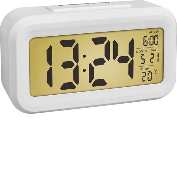 Sveglie - TFA 60.2018.02 Quarzo Sveglia Bianco Tempi di allarme 1 - Sveglie - TFA 60.2018.02 Quarzo Sveglia Bianco Tempi di allarme 1 -