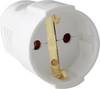 AS Schwabe 45011 Presa di sicurezza Plastica 230 V Bianco IP20