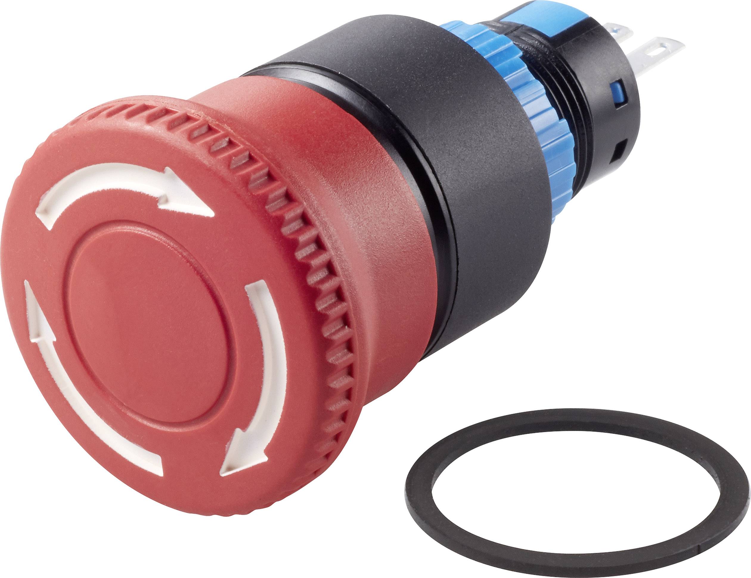 TRU COMPONENTS TC-LAS1-APY-11TS Interruttore di arresto di emergenza 250 V/AC 3 A 1 NC, 1 NA IP40 1 pz.