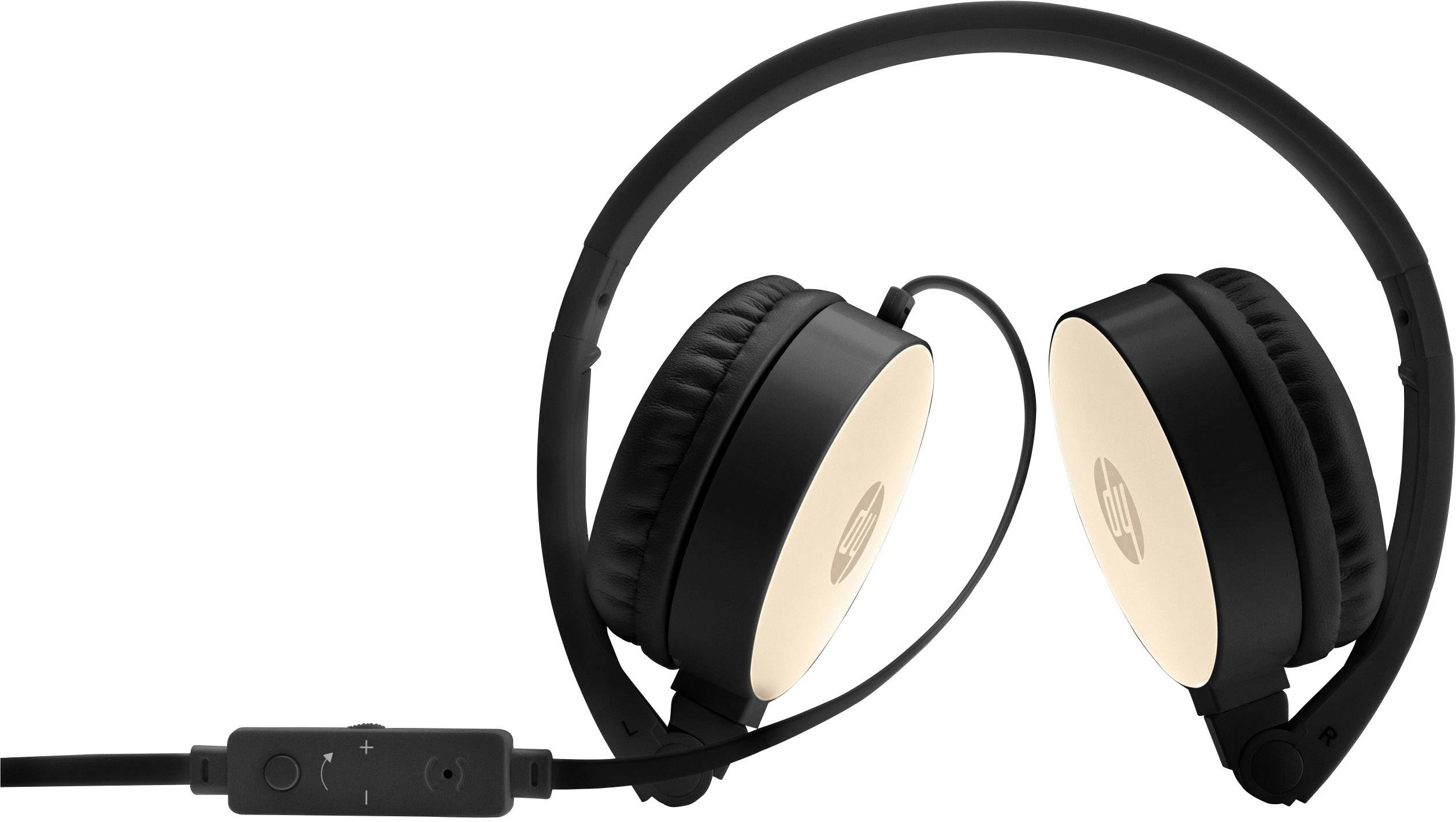HP H2800 On Ear cuffia auricolare via cavo Oro Eliminazione del rumore-3