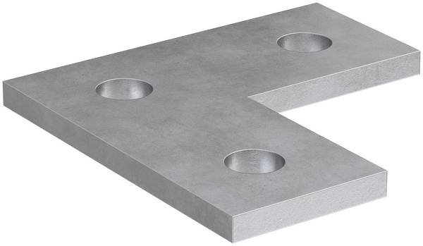 Fischer FFF 3L fvz Piastra di collegamento  Acciaio  537581 25 pz.