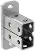 Fischer Flangia della sella Acciaio, zincato a caldo 538125 5 pz.