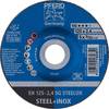 PFERD TOOLS SG STEELOX 61341222 Disco da taglio con centro depresso 125 mm 25 pz. Acciaio inox, Acciaio