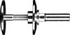PFERD TOOLS 42400012 Supporti per ruote smerigliatrice POLINOX BO 12/20 10-50 1 pz.
