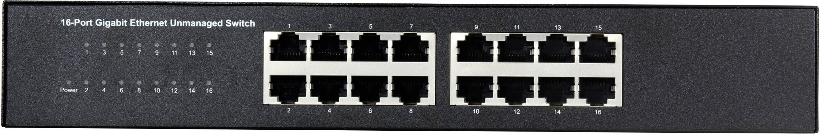 Renkforce Switch di rete 16 Porte 10 / 100 / 1000 MBit/s