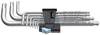 Wera 3950/9 Brugola interna Kit di chiavi a brugola 1.5 mm, 2 mm, 2.5 mm, 3 mm, 4 mm, 5 mm, 6 mm, 8 mm, 10 mm 1.5 mm 9 parti