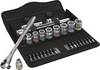 Wera 8100 SB 10 Zyklop Kit di chiavi a bussola imperiale (pollici) 3/8" 29 parti 05004050001