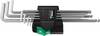 Wera 950/7 Brugola interna Kit di chiavi a brugola 1.5 mm, 2 mm, 2.5 mm, 3 mm, 4 mm, 5 mm, 6 mm 3 mm, 5 mm, 6 mm, 2 mm, 2.5 mm, 1.5 mm, 4 mm 7 parti