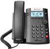 Polycom VVX 201 MSFT Skype for Business Telefono a filo VoIP PoE Display LC Nero