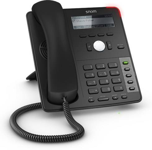 Snom D712 telefono IP Nero 4 linee (Snom VOIP Corded Desk Phone D712)-1