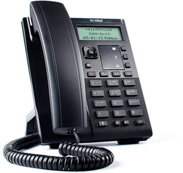 Mitel 6863i VoIP SIP Telefon Telefono a filo VoIP Webserver integrato, PoE Display LC Nero