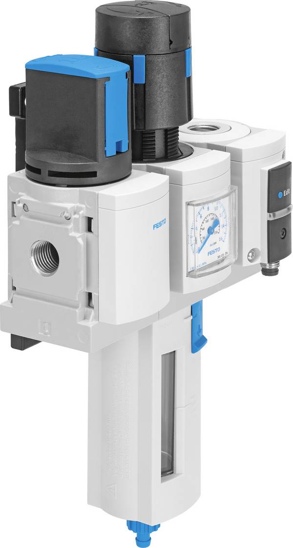 FESTO 8025356 MSB4-1/4:C3:J1:F12-WP Unità di manutenzione aria 1/4" Aria compressa, Gas inerti Pressione max 14 bar