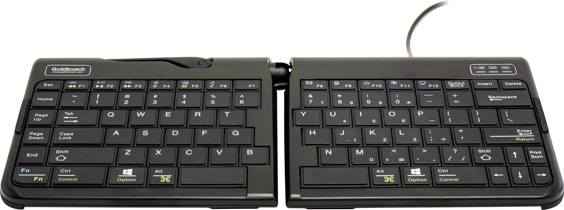 BakkerElkhuizen Bakker Elkhuizen - Tastatur - USB - Deutsch Cablato Tastiera Tedesco, QWERTZ Multicolore Ergonomico-2