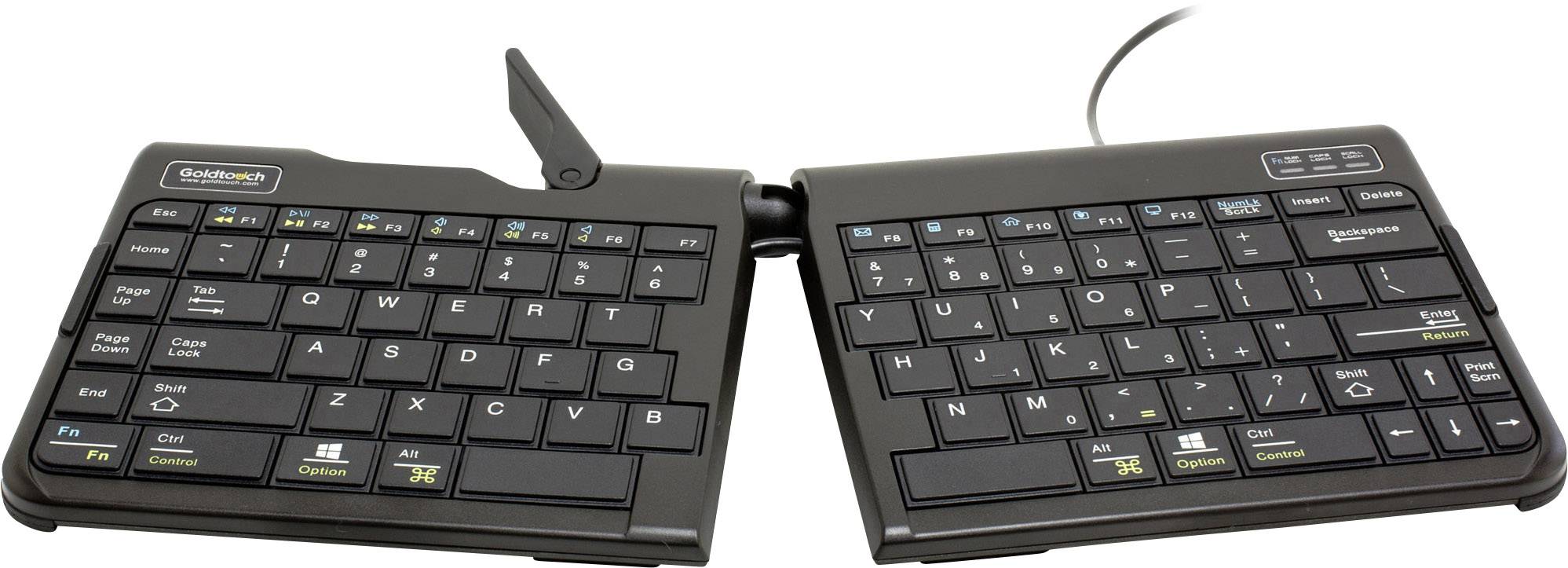 BakkerElkhuizen Bakker Elkhuizen - Tastatur - USB - Deutsch Cablato Tastiera Tedesco, QWERTZ Multicolore Ergonomico-0