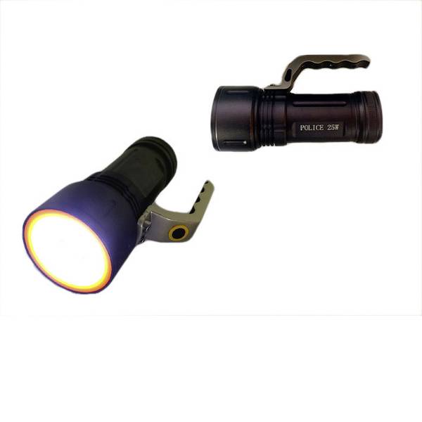Torce con batterie ricaricabili - Berger & Schröter 20227 Lampada portatile a batteria Police Nero LED - Torce con batterie ricaricabili - Berger & Schröter 20227 Lampada portatile a batteria Police Nero LED -
