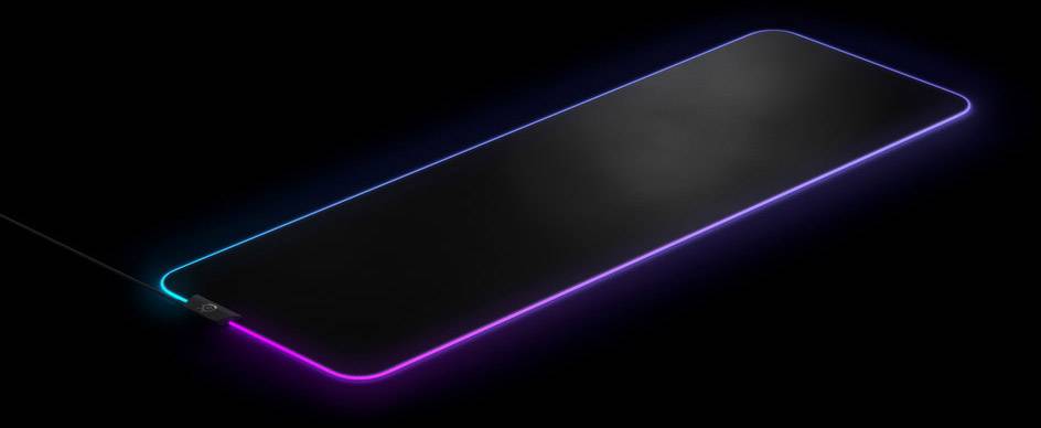 Steelseries QcK Prism Cloth XL Gaming mouse pad Illuminato Nero, RGB-0