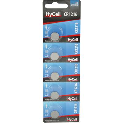 HyCell CR1216 Batteria a bottone CR 1216 Litio  3 V 5 pz.