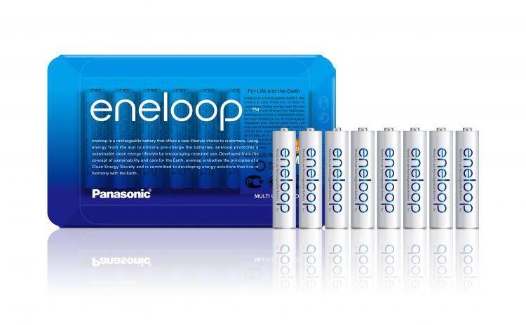 Panasonic eneloop HR03 Storage Batteria ricaricabile Ministilo (AAA) NiMH 750 mAh 1.2 V 8 pz.