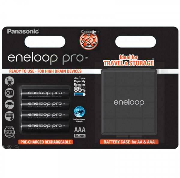 Panasonic eneloop Pro HR03 Box Batteria ricaricabile Ministilo (AAA) NiMH 900 mAh 1.2 V 4 pz.