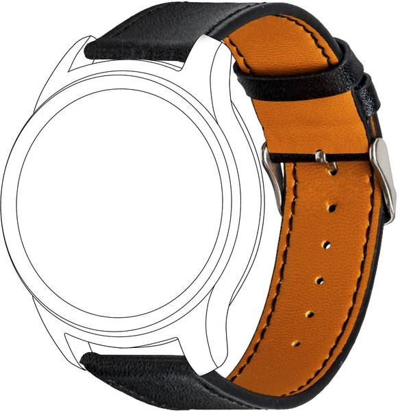 Accessori per fitness tracker - Cinturino di ricambio Topp für Garmin vivomove/vivoactive 3 Nero - Accessori per fitness tracker - Cinturino di ricambio Topp für Garmin vivomove/vivoactive 3 Nero -