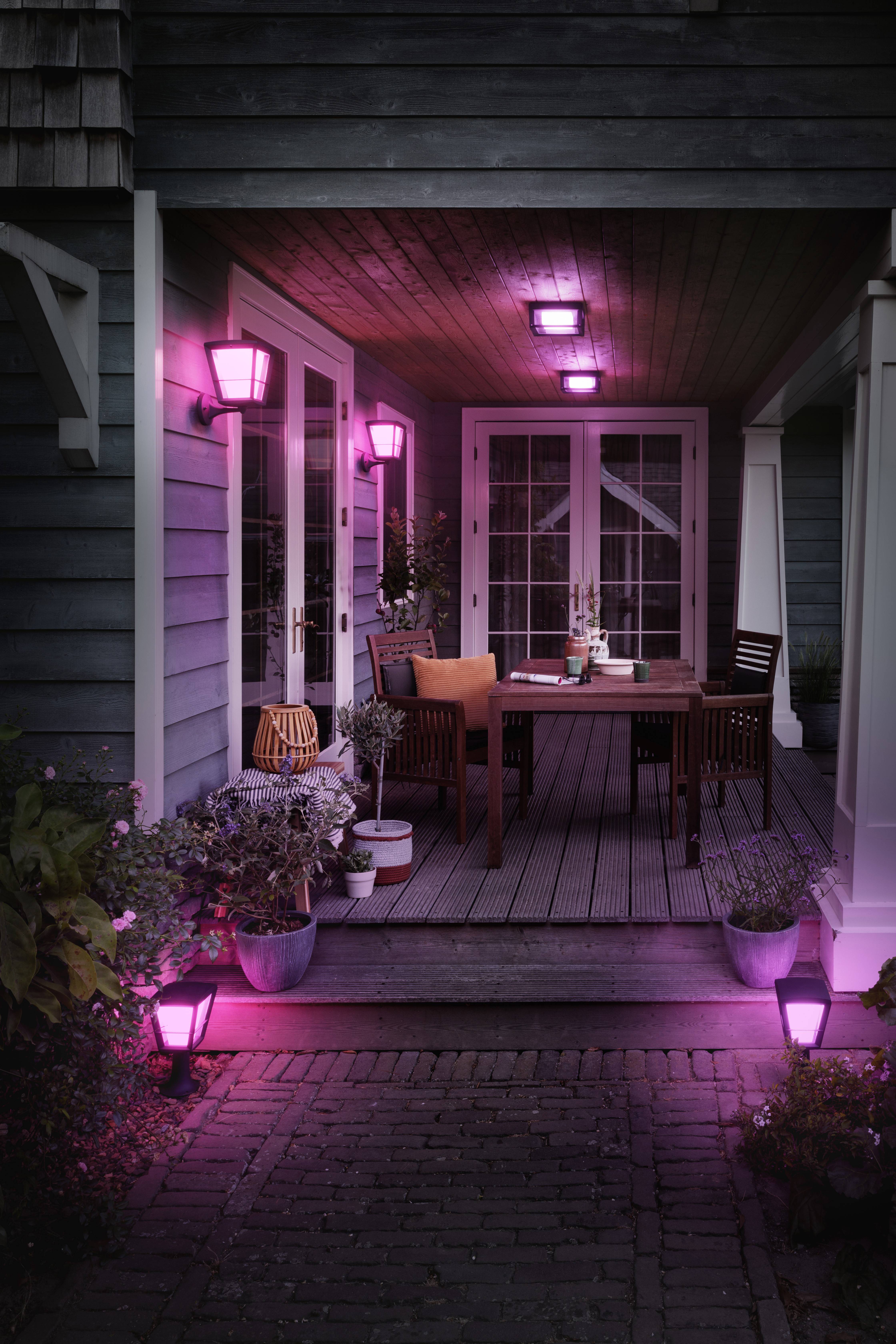 Philips LED Lampada da parete esterna LED 17439/30/P7 Econic LED a montaggio fisso 15 W RGBW-9