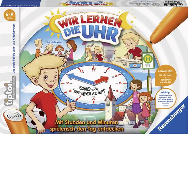 Giochi di società e per famiglie - Ravensburger tiptoi® Wir lernen die Uhr 00847 - Giochi di società e per famiglie - Ravensburger tiptoi® Wir lernen die Uhr 00847 -