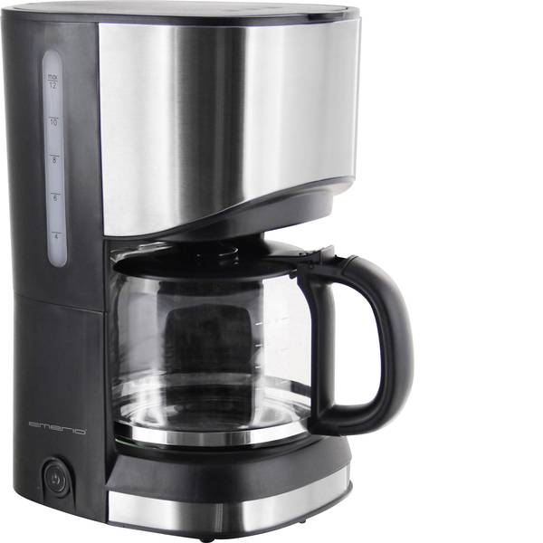 Macchine dal caffè con filtro - EMERIO CME-111063 Macchina per il caffè Acciaio, Nero Capacità tazze=6 - Macchine dal caffè con filtro - EMERIO CME-111063 Macchina per il caffè Acciaio, Nero Capacità tazze=6 -