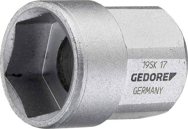 Gedore 19 SK 17 2225913 Esagono esterno Inserto a bussola  17 mm
