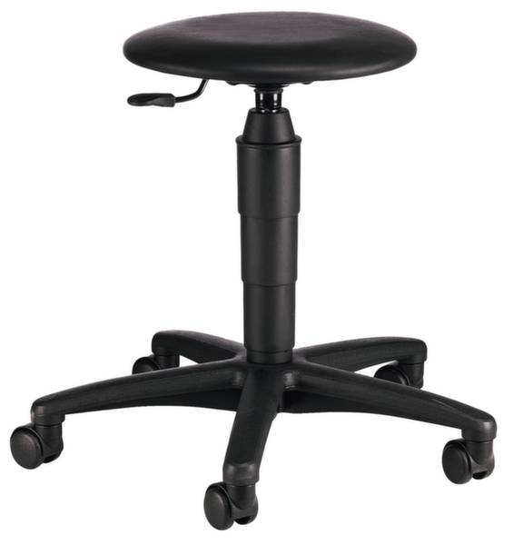 Topstar Drehhocker "TEC 60 - Skai", Sitzbezug in Kunstleder stufenlose Sitzhöhenverstellung mit Toplift (TÜV geprüft) (7-0