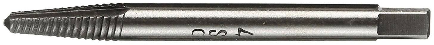 Un maschio metallico con filettature taglienti, a forma cilindrica, adatto per filettare materiali come metalli.