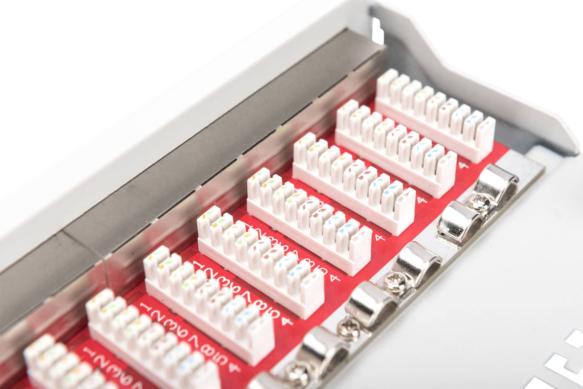 Digitus 12 Porte Patchpanel di rete CAT 6A, CAT 6A/7 1 U Grigio pronto all'uso-4