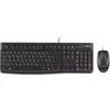 Logitech MK120 USB Kit tastiera, mouse A prova di schizzi Inglese UK, QWERTY Nero