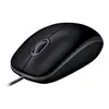 Logitech B110 Mouse USB Ottico Nero 3 Tasti 1000 dpi Pulsanti silenziosi