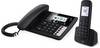 Telekom PA 207 plus 1 DECT Telefono cordless analogico Segreteria telefonica, con portatile incluso Nero