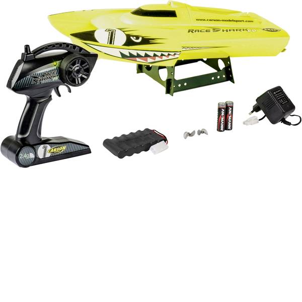 Barche telecomandate - Carson Modellsport Race Shark FD Motoscafo modello 100% RtR 395 mm - Barche telecomandate - Carson Modellsport Race Shark FD Motoscafo modello 100% RtR 395 mm -