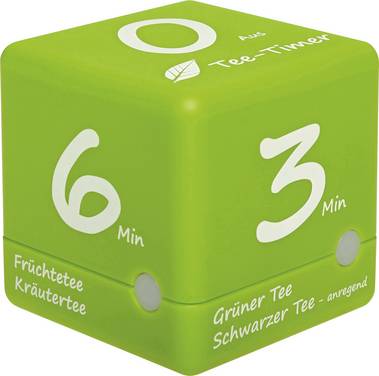 TFA Dostmann Tee-Timer Cube Timer Verde digitale