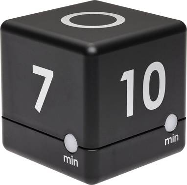 TFA Dostmann Timer Cube Timer Nero digitale
