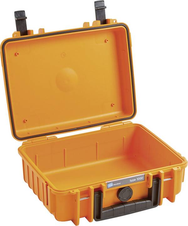 B & W International Valigetta portaoggetti outdoor  outdoor.cases Typ 1000 4.1 l (L x A x P) 270 x 215 x 105 mm Arancione 1000/O/SI