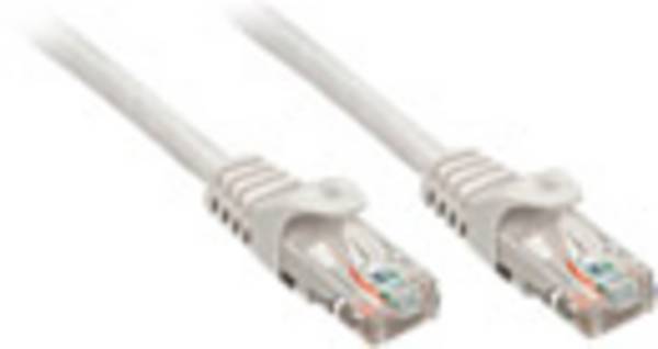 LINDY 48163 RJ45 Cavo di rete, cavo patch CAT 6 U/UTP 2.00 m Grigio non schermato, Con guaina antipiega 1 pz.