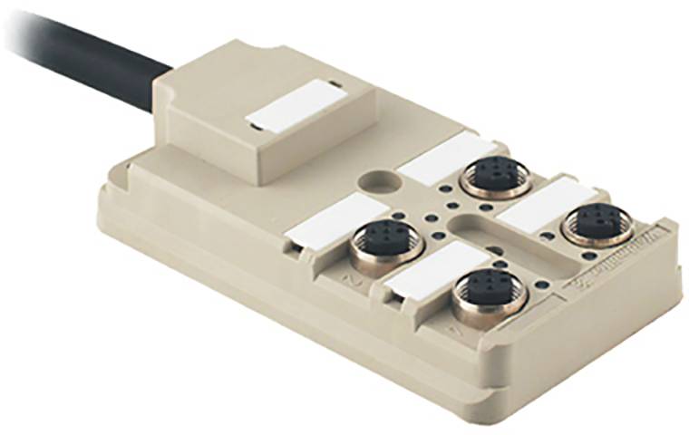 Weidmüller 1867540000 Distributore e adattatore per sensore o attuatore M12 10 m Numero di poli: 4 1 pz.